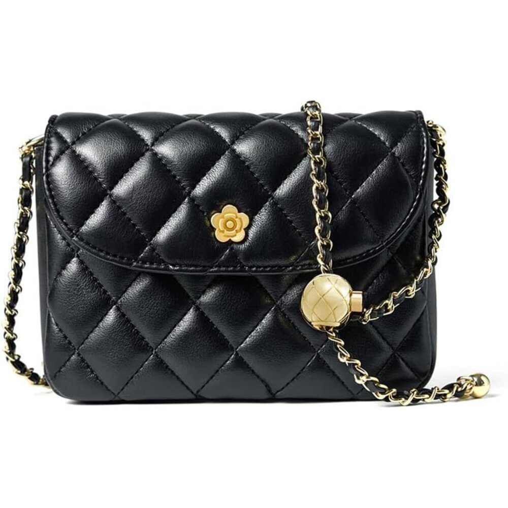 Women Vintage Quilted Chain Strap Crossbody Shoulder Bag Fashion Purse